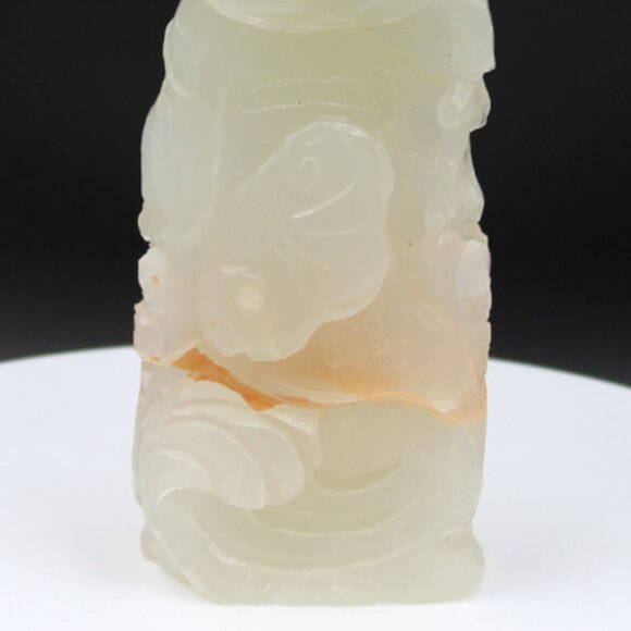 Antique Chinese Soapstone Sculpture - God of Wealth - Picture 8 of 12